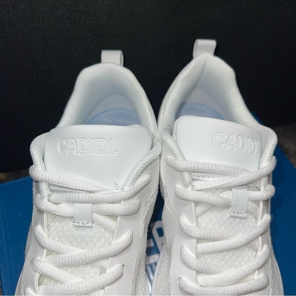 CADIDL Cheer Shoes for Women White Cheerleading Athletic Dance Shoes Sz 37 (6) - Picture 4 of 8